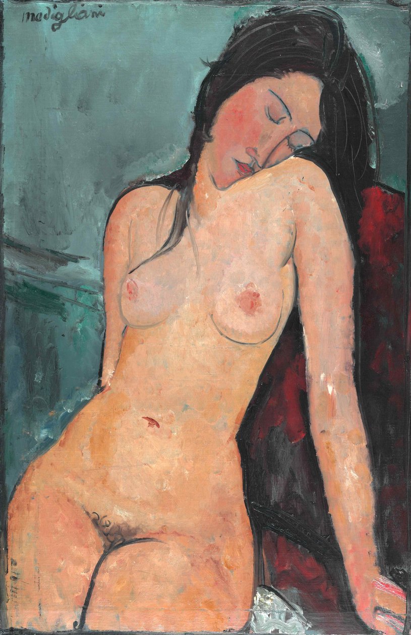 Nøgen kvinde, ca. 1916. af Amedeo Modigliani