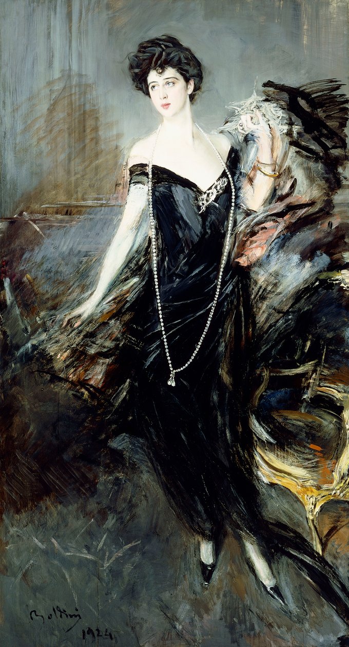 Portræt af Donna Franca Florio, 1924 af Giovanni Boldini