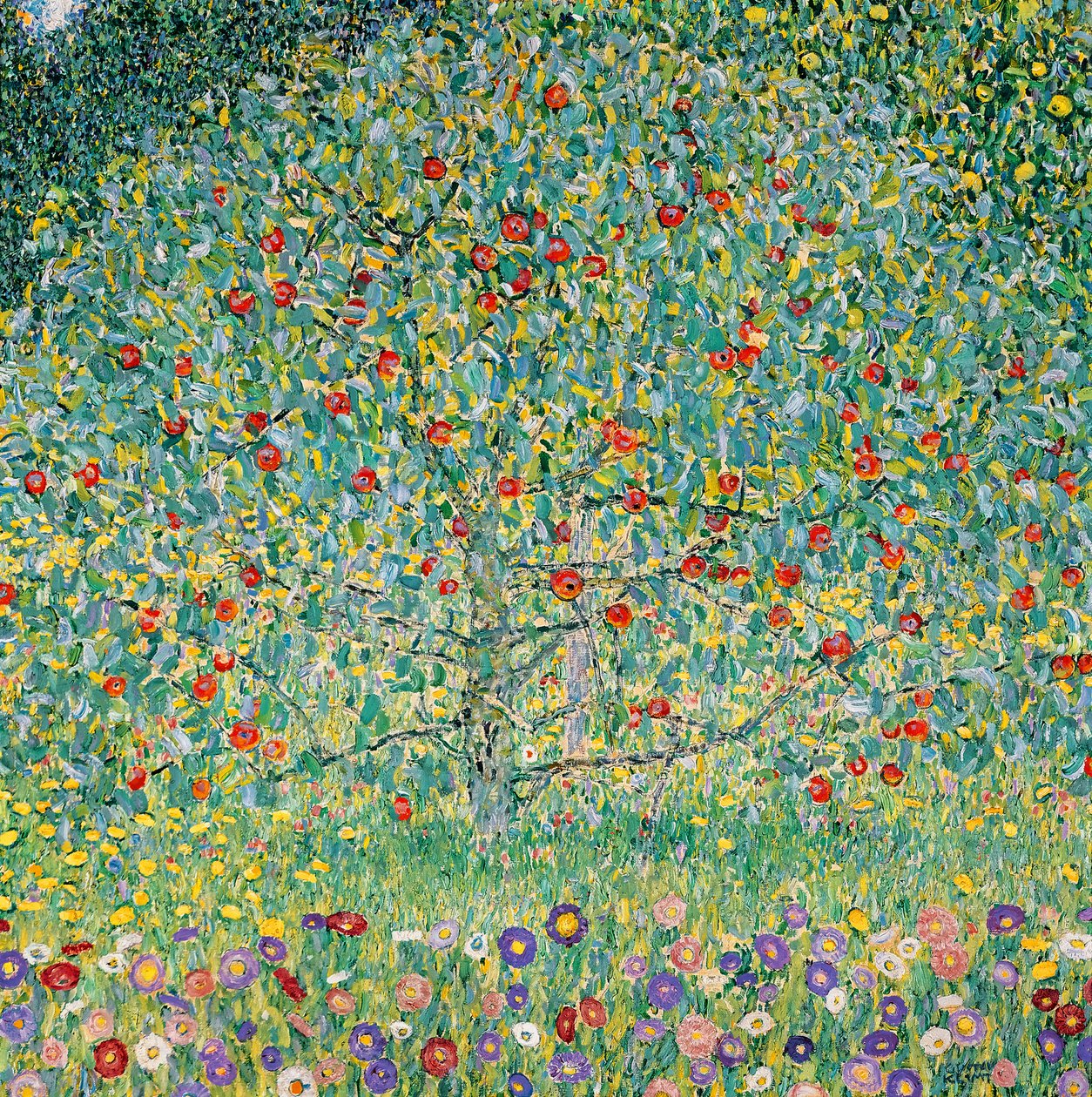 Æbletræ I, 1912 af Gustav Klimt