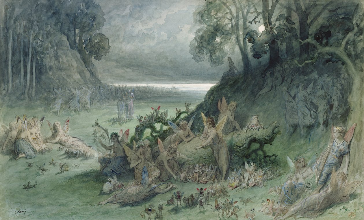 Fefestivalen af Gustave Dore