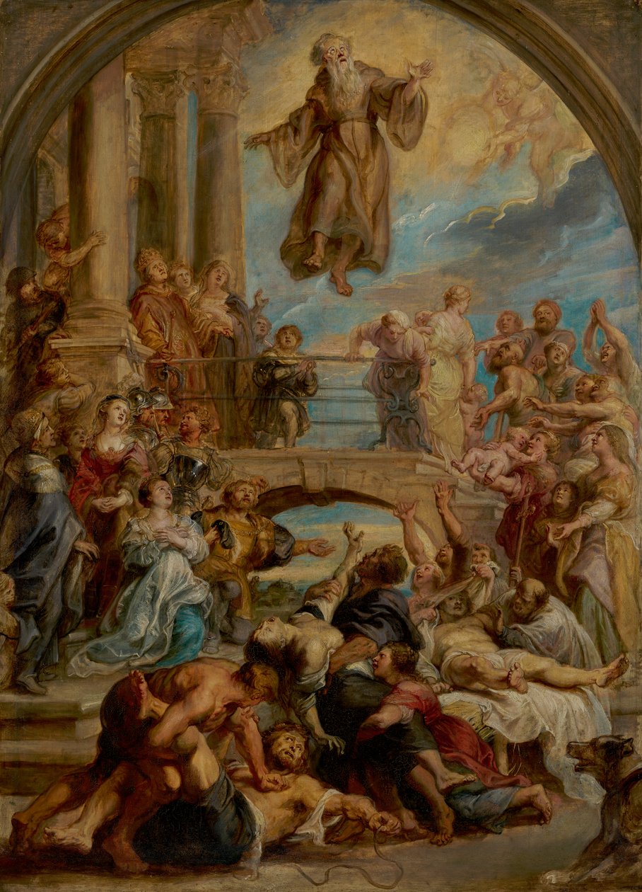 Den hellige Frans af Paolas mirakler af Peter Paul Rubens