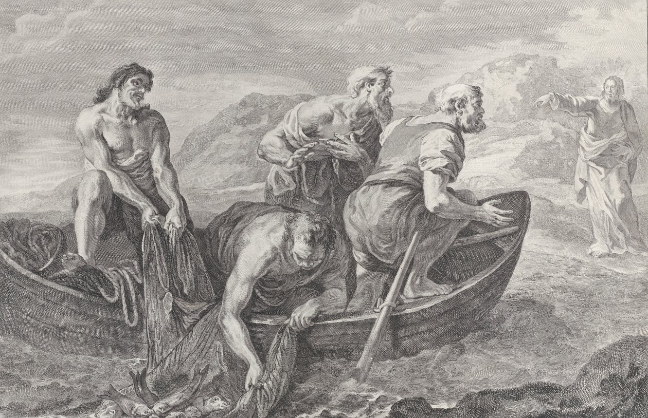 [Kallelsen af Sts Peter og Andreas], 1730-50. af Pietro Monaco