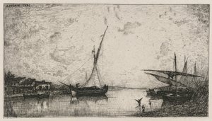 Kanal ved Martigues, 1872.