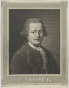 Portræt af Gotthold Ephraim Lessing 1729-1781, ca. 1840.