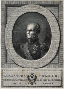 ALEXANDER I af Rusland (1777-1825). Zar af Rusland (1801-1825). af Artist Unknown