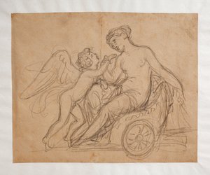 Amor klager til Venus om en bidestik af Bertel Thorvaldsen