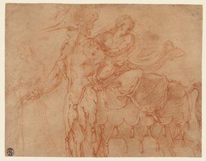 Kentaur og Lapith af Francesco Primaticcio