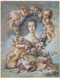 Madame de Pompadour af François Boucher