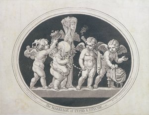 The Marriage of Cupid and Psyche, udgivet af Hannah Humphrey i 1797