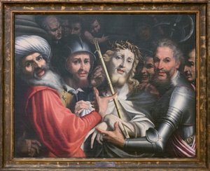 Kristus vist til folket (olie på lærred)