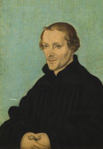 Portræt af Philipp Melanchton af Lucas Cranach the Elder