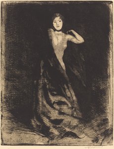 Kvindens frontispice, ca. 1886. af Paul Albert Besnard