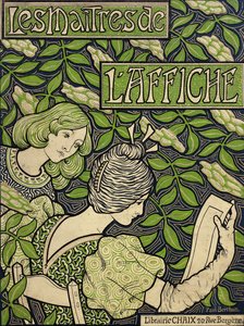 Titelblad fra Plakatens Mestre, bind I-V; Les Maitres de l"Affiche, bind I-V, 1896-1900