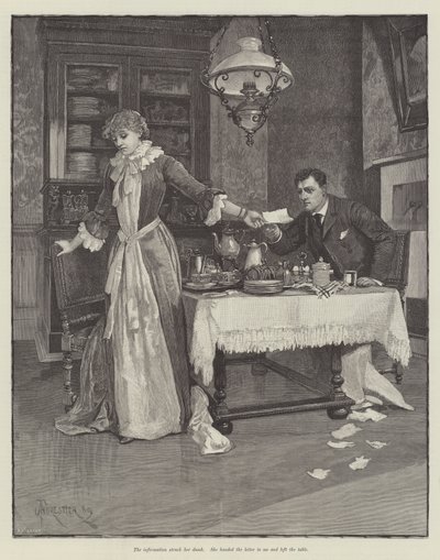 Blind Love, af Wilkie Collins af Amedee Forestier