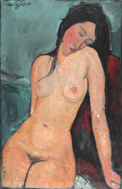 Nøgen kvinde, ca. 1916. af Amedeo Modigliani