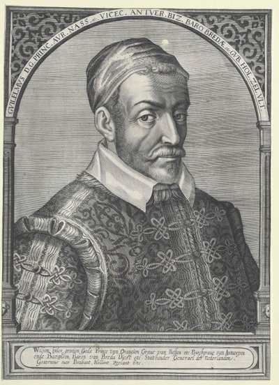 Prins af Oranien William I (tryk) af Artist Unknown