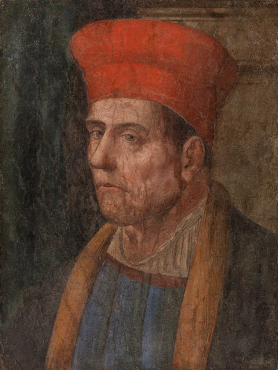 Portræt af en mand af Bernardino di Betto Pinturicchio