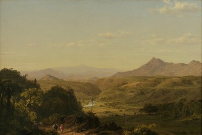 Scene blandt Andesbjergene, 1854 af Frederic Edwin Church