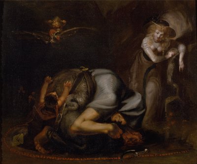 Heksescene, fra The Masque of Queens af Ben Jonson af Johann Heinrich Füssli