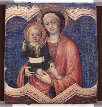 Madonna og barn, 1448 af Jacopo Bellini