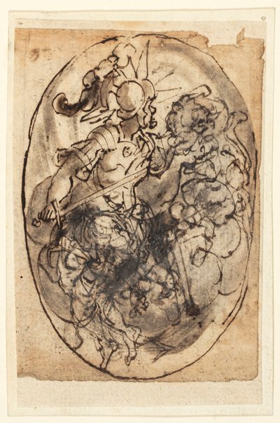 Design til en Cameo af Jan van der Straet, called Stradanus