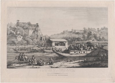 Pave Pius VII på Saône, 1805. af Jean Jacques de Boissieu