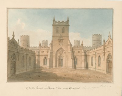 Somerset - Bristol - Stable Court at Arno "s Vale, 1827dani af John Buckler