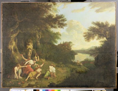 Orfeus død, ca. 1770 af John Hamilton Mortimer