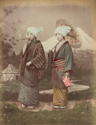 Japanske rejsende, ca.1880 af Kusakabe Kimbei