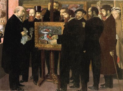 Hyldest til Cezanne, 1900 af Maurice Denis