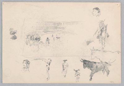 Tyrefægtning, Spanien af Robert Frederick Blum