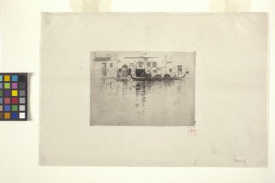 Venetiansk kanal (blæk) af Robert Frederick Blum