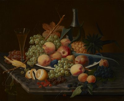 Stilleben med frugt af Severin Roesen