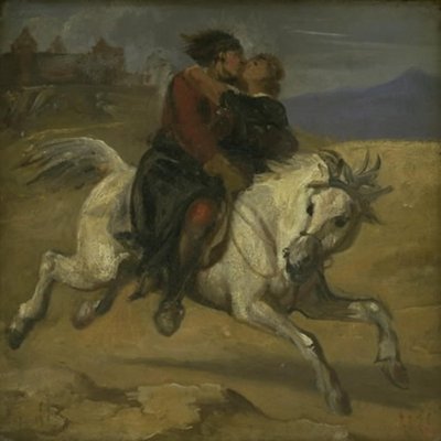En bortførelsesscene af Wilhelm Marstrand
